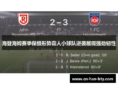 海登海姆赛季保级形势喜人小球队逆袭展现强劲韧性